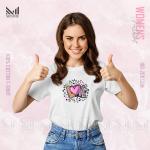 Love  Women Graphic T-Shirt Made With Premium Cotton Unisex Round Neck Short Sleeve