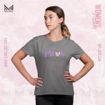 Meaw Cat Women Graphic T-Shirt Made With Premium Cotton Unisex Round Neck Short Sleeve