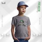 Military Style Kids Graphic Tee | Premium Cotton | Unisex Round Neck | Short Sleeve