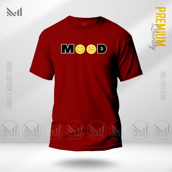 Mood Graphic T-Shirt | Premium Cotton | Unisex Round Neck | Short Sleeve