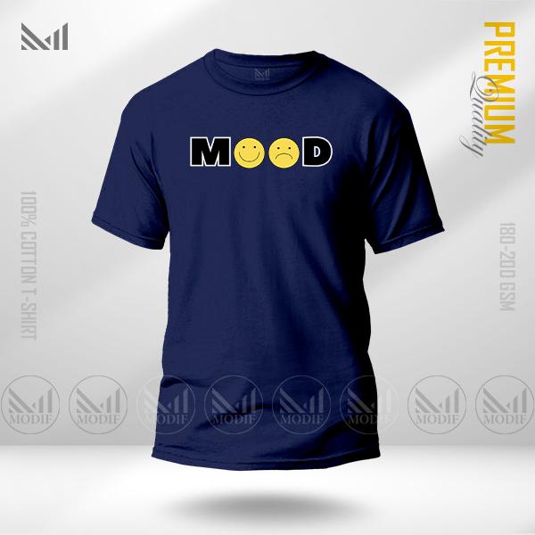 Mood Graphic T-Shirt | Premium Cotton | Unisex Round Neck | Short Sleeve