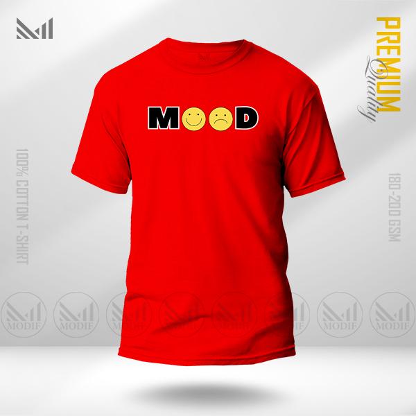 Mood Graphic T-Shirt | Premium Cotton | Unisex Round Neck | Short Sleeve