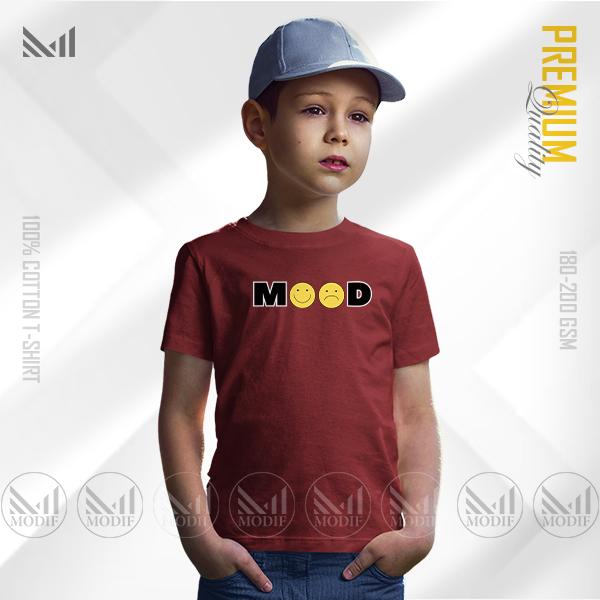 Mood Kids Graphic T-Shirt | Premium Cotton | Unisex Round Neck | Short Sleeve