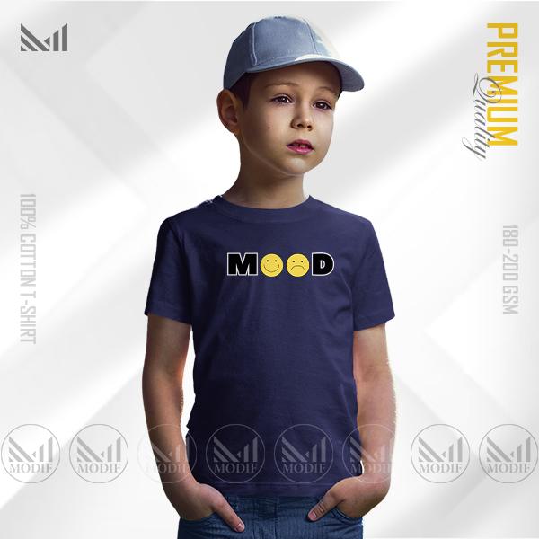 Mood Kids Graphic T-Shirt | Premium Cotton | Unisex Round Neck | Short Sleeve