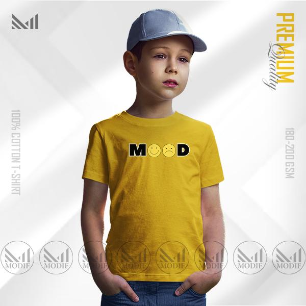 Mood Kids Graphic T-Shirt | Premium Cotton | Unisex Round Neck | Short Sleeve