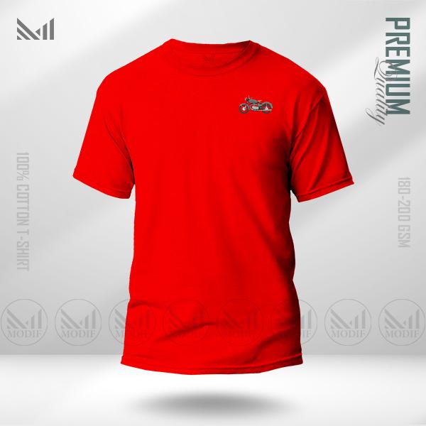 MOTOR BIKE Classic T-Shirt Made With Premium Cotton Unisex Round Neck Short Sleeve