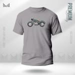 MOTOR BIKE Adult Graphic T-Shirt Made With Premium Cotton Unisex Round Neck Short Sleeve