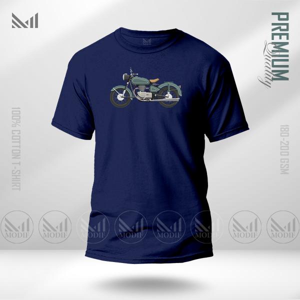MOTOR BIKE Adult Graphic T-Shirt Made With Premium Cotton Unisex Round Neck Short Sleeve