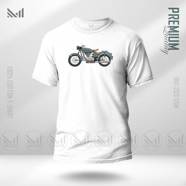 MOTOR BIKE Adult Graphic T-Shirt Made With Premium Cotton Unisex Round Neck Short Sleeve