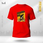 Mountain Bike Graphic T-Shirt – Adventure Cycling Artwork in Premium Cotton | Unisex Round Neck | Short Sleeve