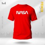 T-Shirt Grafik NASA Voyager Diperbuat Daripada Kapas Premium Leher Bulat Uniseks Lengan Pendek