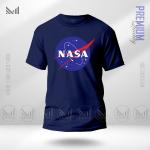 NASA Graphic T-Shirt Diperbuat Daripada Kapas Premium Uniseks Leher Bulat Lengan Pendek