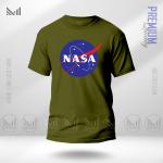 NASA Graphic T-Shirt Diperbuat Daripada Kapas Premium Uniseks Leher Bulat Lengan Pendek