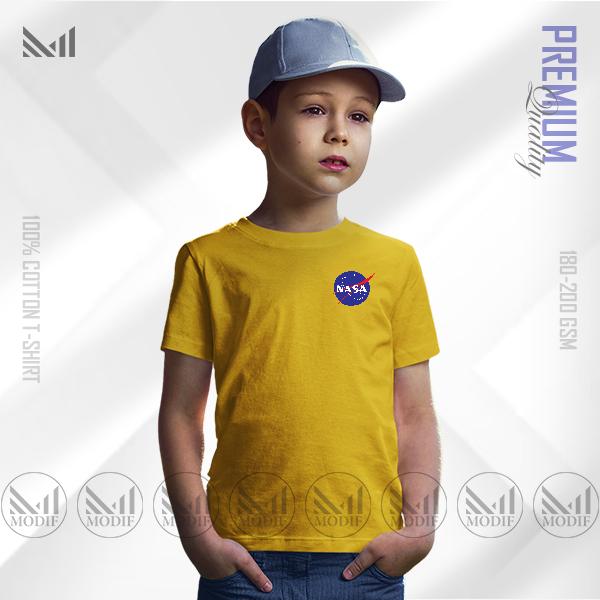 NASA Kids Classic T-Shirt Made With Premium Cotton Unisex Round Neck Short Sleeve