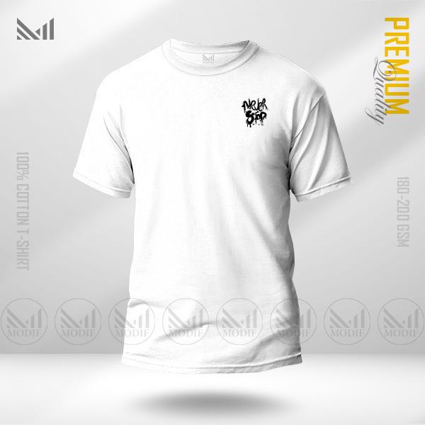 Never Stop Classic T-Shirt | Premium Cotton | Unisex Round Neck Short Sleeve