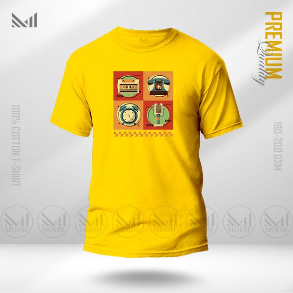 Nostalgia Graphic T-Shirt – Vintage-Inspired Design | Premium Cotton | Unisex Round Neck | Short Sleeve