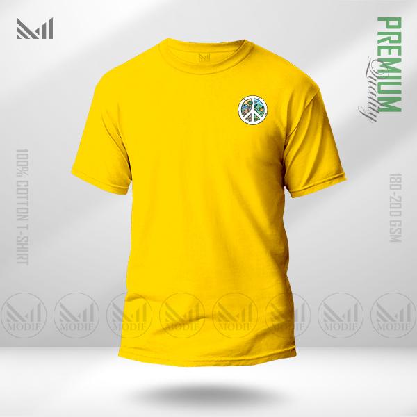 Peace Nature Classic T-Shirt – Minimal Nature Inspired Design | Premium Cotton | Unisex Round Neck | Short Sleeve