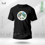 Peace Nature Graphic T-Shirt – Artistic Nature Inspired Artwork | Premium Cotton | Unisex Round Neck | Short Sleeve