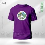 Peace Nature Graphic T-Shirt – Artistic Nature Inspired Artwork | Premium Cotton | Unisex Round Neck | Short Sleeve