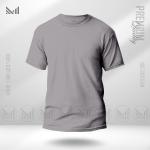 Gray plain t-shirt men women premium cotton unisex adult plain baju t shirt lelaki prempuan