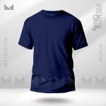 Navy Blue plain t shirt men & women premium cotton unisex adult plain tshirt baju merah lelaki perempuan