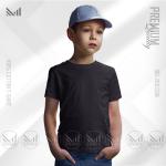 kids plain t-shirt premium cotton unisex round neck baju budak kosong tshirt boys & girls