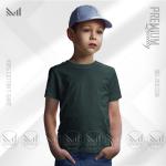 kids plain t-shirt premium cotton unisex round neck baju budak kosong tshirt boys & girls