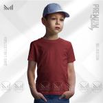 kids plain t-shirt premium cotton unisex round neck baju budak kosong tshirt boys & girls