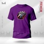 Racing Car Adult Graphic T-Shirt Made With Premium Cotton Unisex Round Neck Short Sleeve