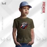 Racing Car Kids Graphic T-Shirt – Cool Motorsport Design | Premium Cotton | Unisex Round Neck | Short Sleeve | Comfortable Casual Wear for Boys & Girls