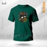 Robo Skater Graphic T-Shirt – Futuristic Skateboard Design | Premium Cotton | Unisex Round Neck | Short Sleeve | Street Style Casual Wear