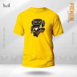 Robo Skater Graphic T-Shirt – Futuristic Skateboard Design | Premium Cotton | Unisex Round Neck | Short Sleeve | Street Style Casual Wear