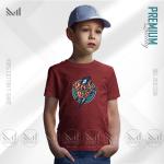 Rock and Roll Kids Graphic T-Shirt – Cool Music Style Print | Premium Cotton | Unisex Round Neck | Short Sleeve | Comfortable Casual Wear for Boys & Girls