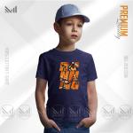 Running Kids T-Shirt – Premium Cotton | Unisex Round Neck | Short Sleeve | Comfortable Active Wear for Boys & Girls