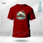 Sea Beach Graphic T-Shirt – Coastal Summer Artwork in Premium Cotton | Unisex Round Neck | Short Sleeve