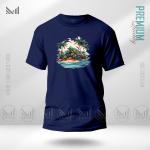 Sea Beach Graphic T-Shirt – Coastal Summer Artwork in Premium Cotton | Unisex Round Neck | Short Sleeve