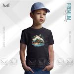 Sea Beach Kids Graphic T-Shirt – Fun Coastal Artwork in Premium Cotton | Unisex Round Neck | Short Sleeve