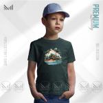 Sea Beach Kids Graphic T-Shirt – Fun Coastal Artwork in Premium Cotton | Unisex Round Neck | Short Sleeve