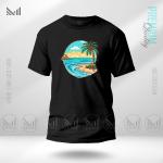 Sea Beach Graphic T-Shirt Made With Premium Cotton Unisex Round Neck Short Sleeve