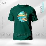 Sea Beach Graphic T-Shirt Made With Premium Cotton Unisex Round Neck Short Sleeve