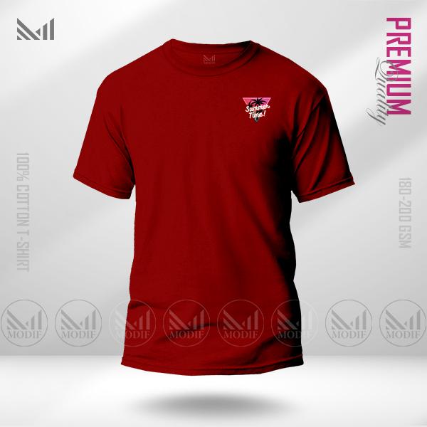 Summer Time Classic T-Shirt – Relaxed Seasonal Design | Premium Cotton | Unisex Round Neck | Short Sleeve | Lightweight Casual Wear