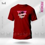 Summer Time Graphic T-Shirt – Vibrant Seasonal Print | Premium Cotton | Unisex Round Neck | Short Sleeve | Lightweight Casual Streetwear