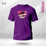 Summer Time Graphic T-Shirt – Vibrant Seasonal Print | Premium Cotton | Unisex Round Neck | Short Sleeve | Lightweight Casual Streetwear