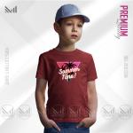 Summer Time Kids Graphic T-Shirt – Vibrant Summer Print | Premium Cotton | Unisex Round Neck | Short Sleeve | Lightweight Casual Wear for Boys & Girls