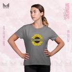 Sunflower Women Graphic T-Shirt Made With Premium Cotton Unisex Round Neck Short Sleeve