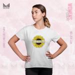 Sunflower Women Graphic T-Shirt Made With Premium Cotton Unisex Round Neck Short Sleeve