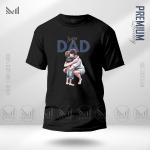 Super dad premium cotton round neck graphic tshirt unisex round neck short sleeve baju tshirt lelaki perempuan
