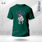 Super dad premium cotton round neck graphic tshirt unisex round neck short sleeve baju tshirt lelaki perempuan