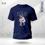 Super dad premium cotton round neck graphic tshirt unisex round neck short sleeve baju tshirt lelaki perempuan