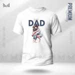 Super dad premium cotton round neck graphic tshirt unisex round neck short sleeve baju tshirt lelaki perempuan